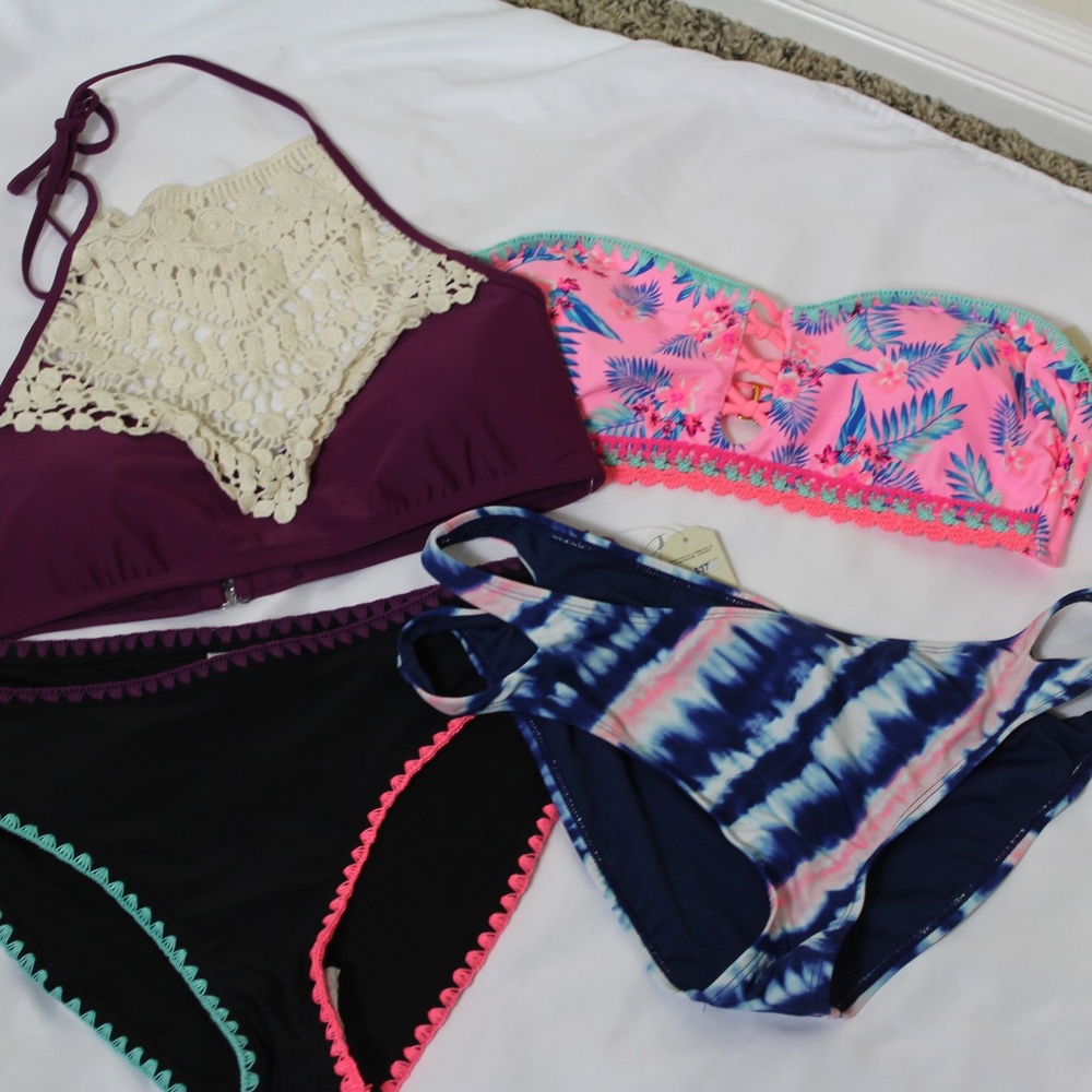 Arizona 4 Pieces Bundle Bikini Swimsuit.